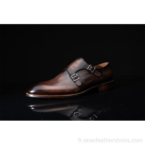 Chaussures confortables et souples en cuir d&#39;affaires pour hommes